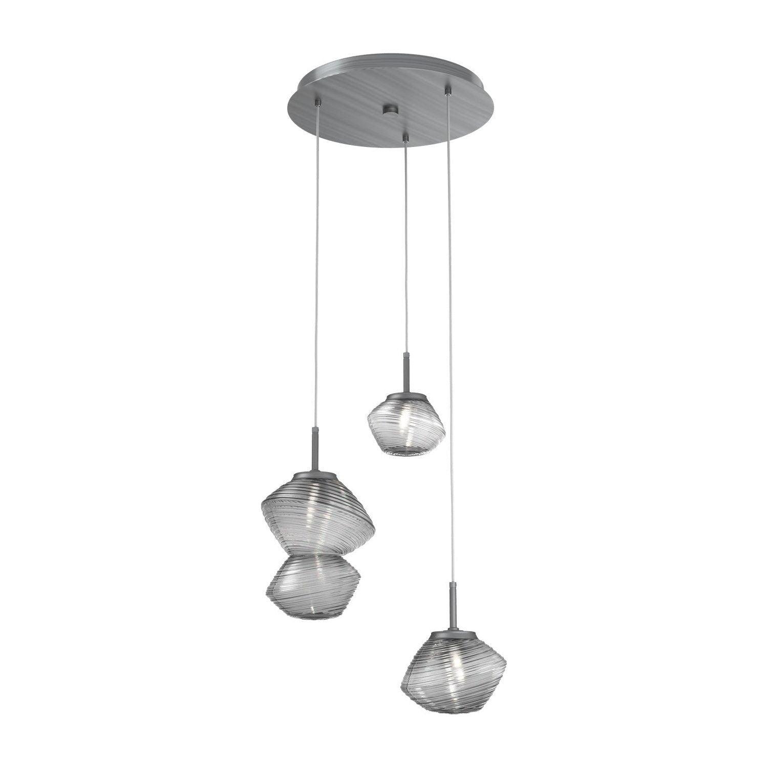 Hammerton Studio - Mesa 3 Light Multi-Light Pendant - CHB0089-03-GM-S-C01-L1 - Canada Light Shop