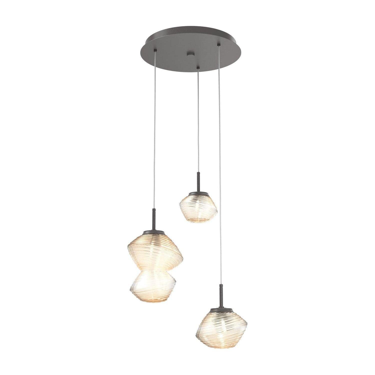 Hammerton Studio - Mesa 3 Light Multi-Light Pendant - CHB0089-03-GP-A-C01-L3 - Canada Light Shop