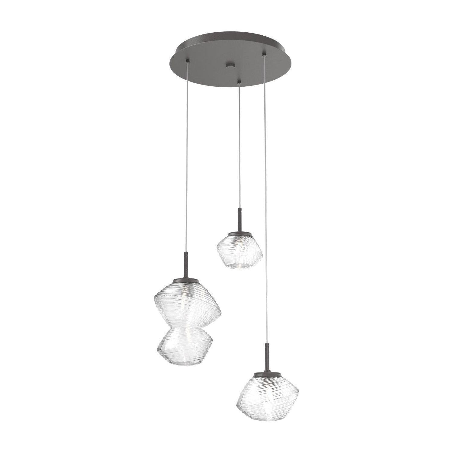 Hammerton Studio - Mesa 3 Light Multi-Light Pendant - CHB0089-03-GP-C-C01-L3 - Canada Light Shop