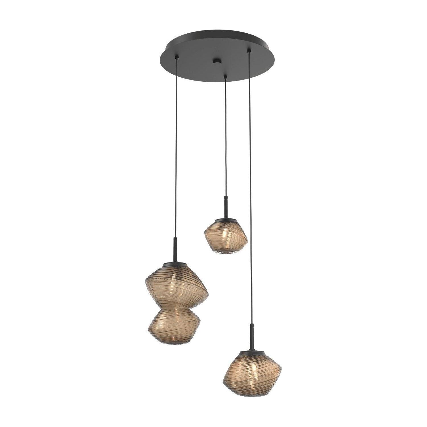 Hammerton Studio - Mesa 3 Light Multi-Light Pendant - CHB0089-03-MB-B-C01-L3 - Canada Light Shop