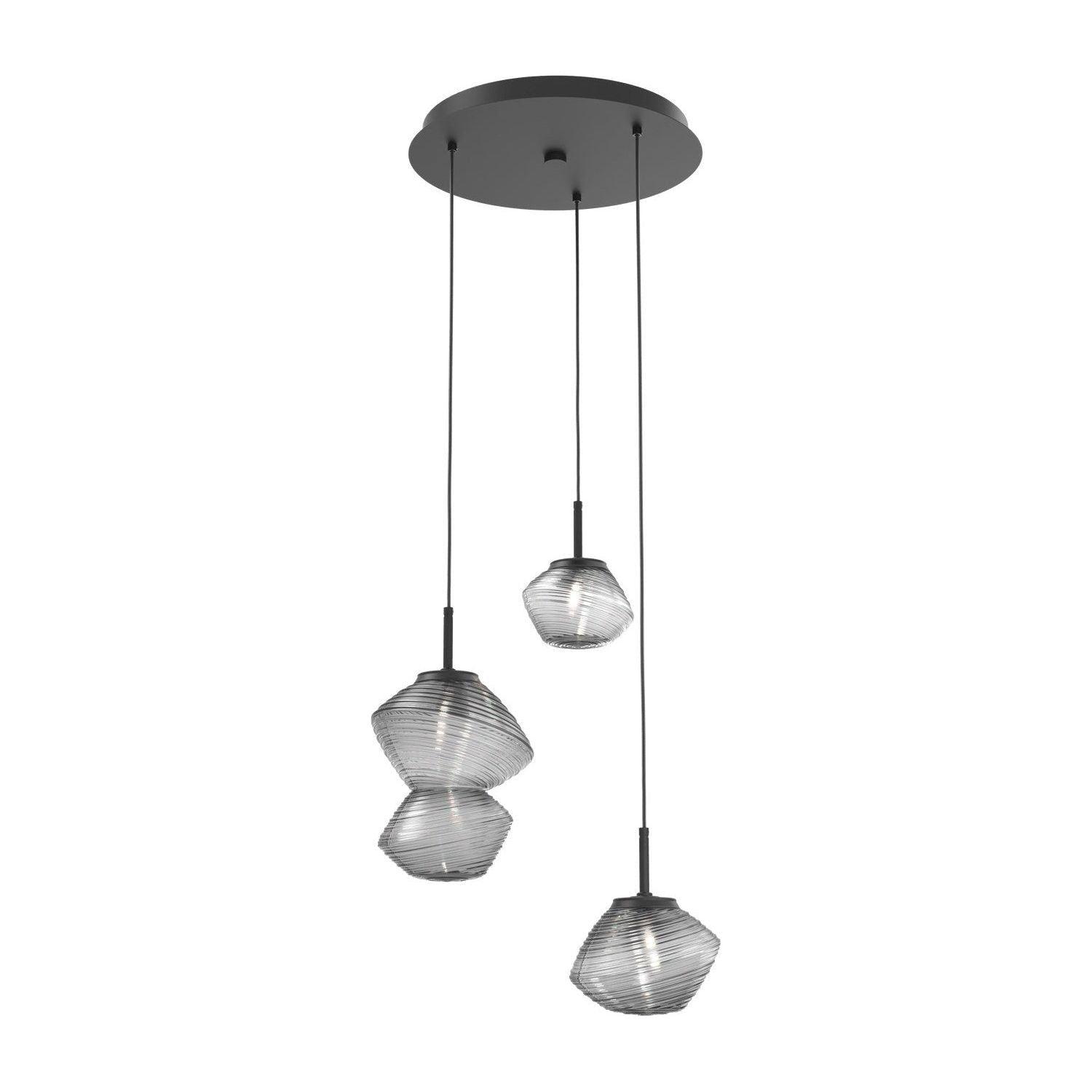 Hammerton Studio - Mesa 3 Light Multi-Light Pendant - CHB0089-03-MB-S-C01-L3 - Canada Light Shop
