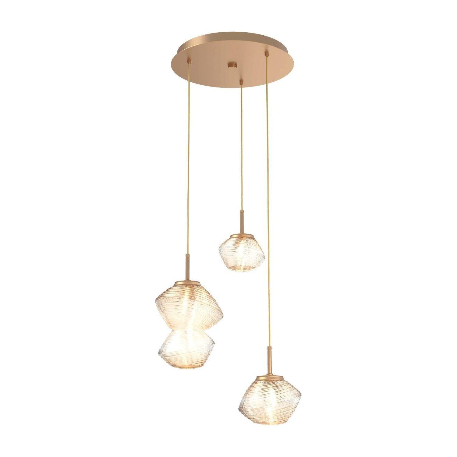 Hammerton Studio - Mesa 3 Light Multi-Light Pendant - CHB0089-03-NB-A-C01-L3 - Canada Light Shop
