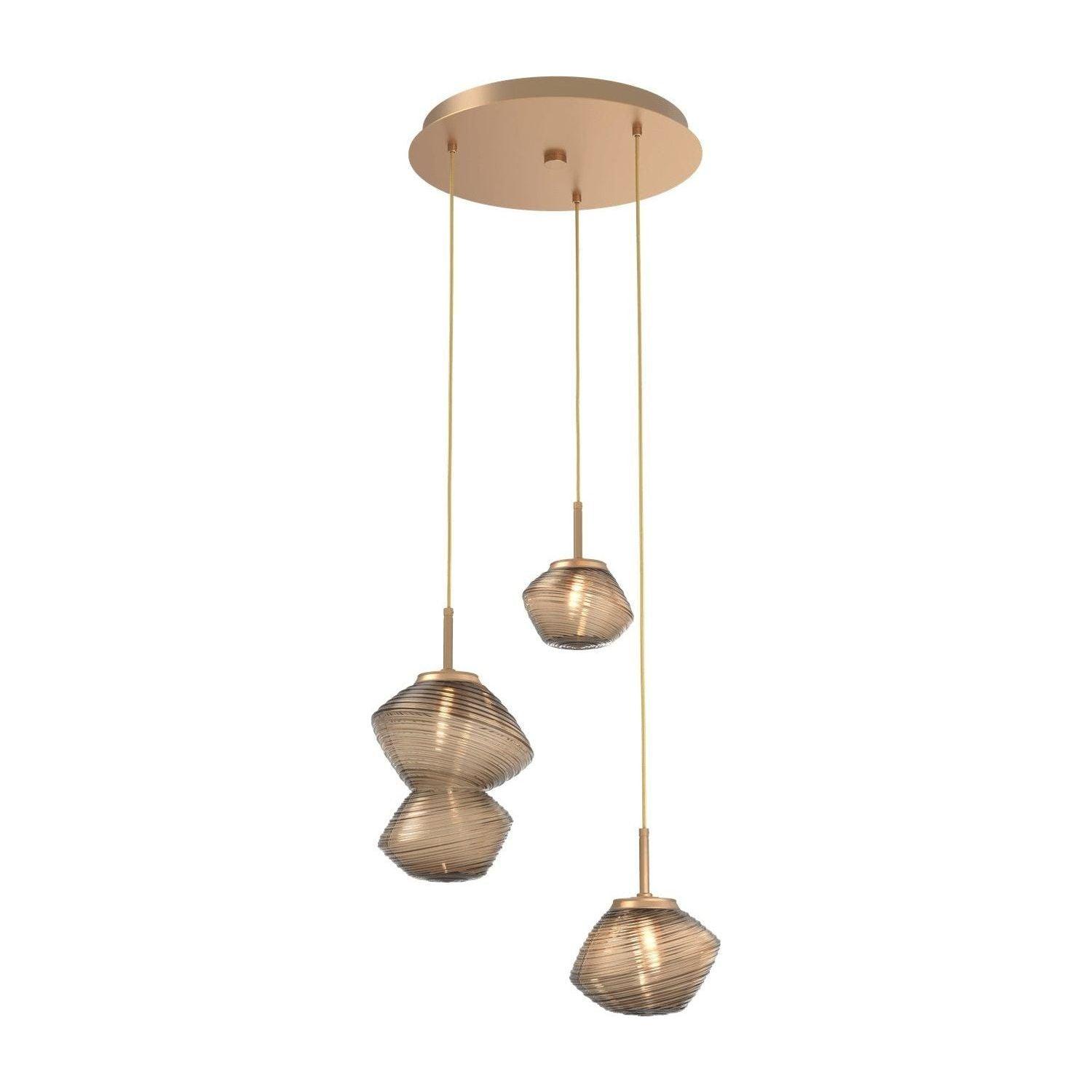 Hammerton Studio - Mesa 3 Light Multi-Light Pendant - CHB0089-03-NB-B-C01-L1 - Canada Light Shop