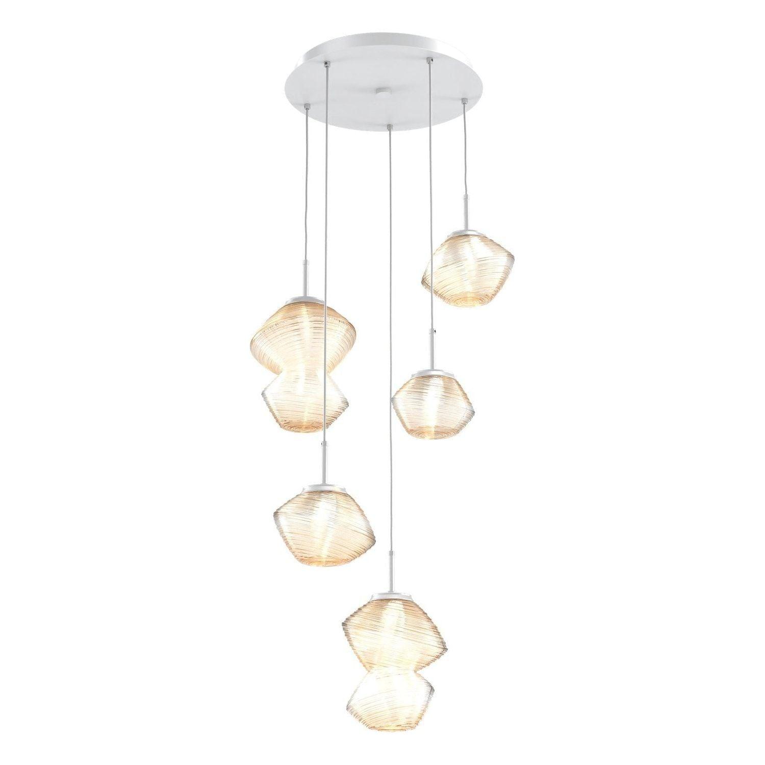 Hammerton Studio - Mesa 5 Light Multi-Light LED Pendant - CHB0089-05-CS-A-C01-L3 - Canada Light Shop
