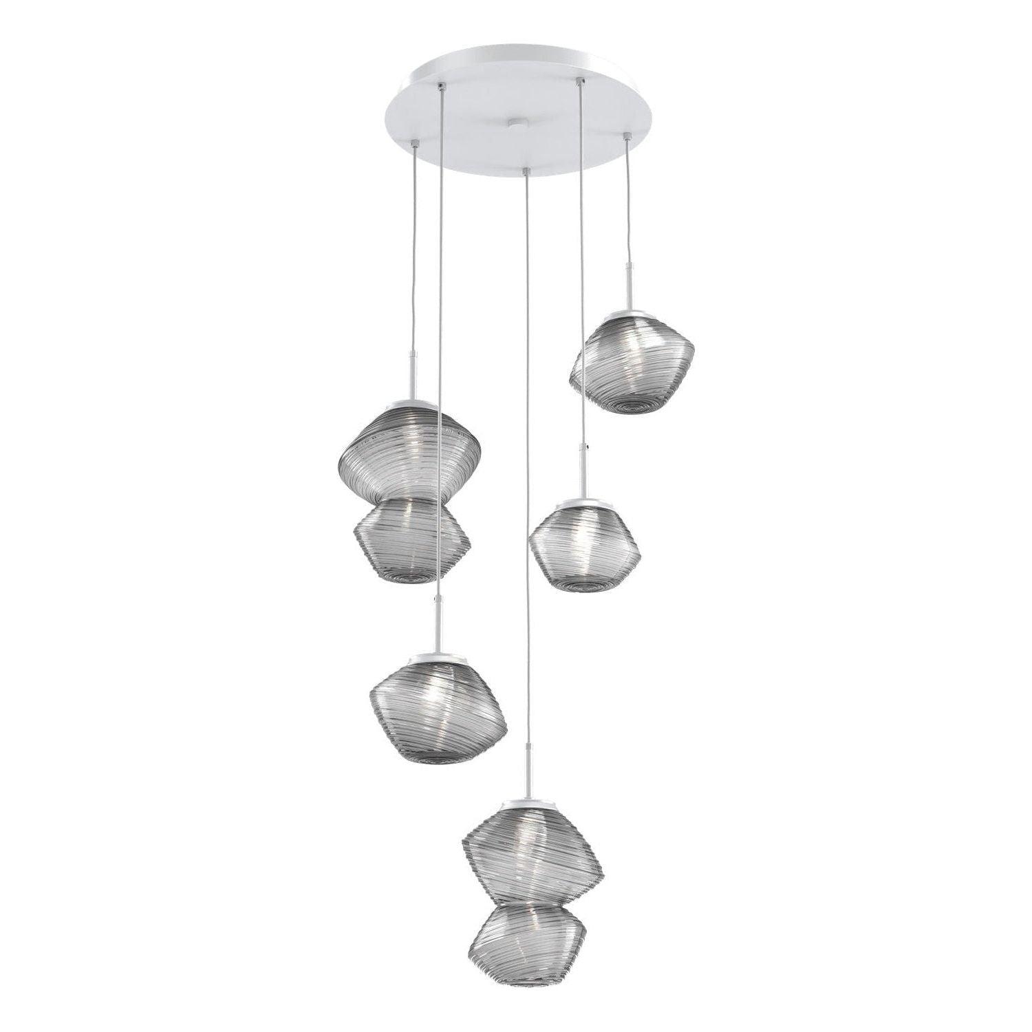 Hammerton Studio - Mesa 5 Light Multi-Light LED Pendant - CHB0089-05-CS-S-C01-L1 - Canada Light Shop