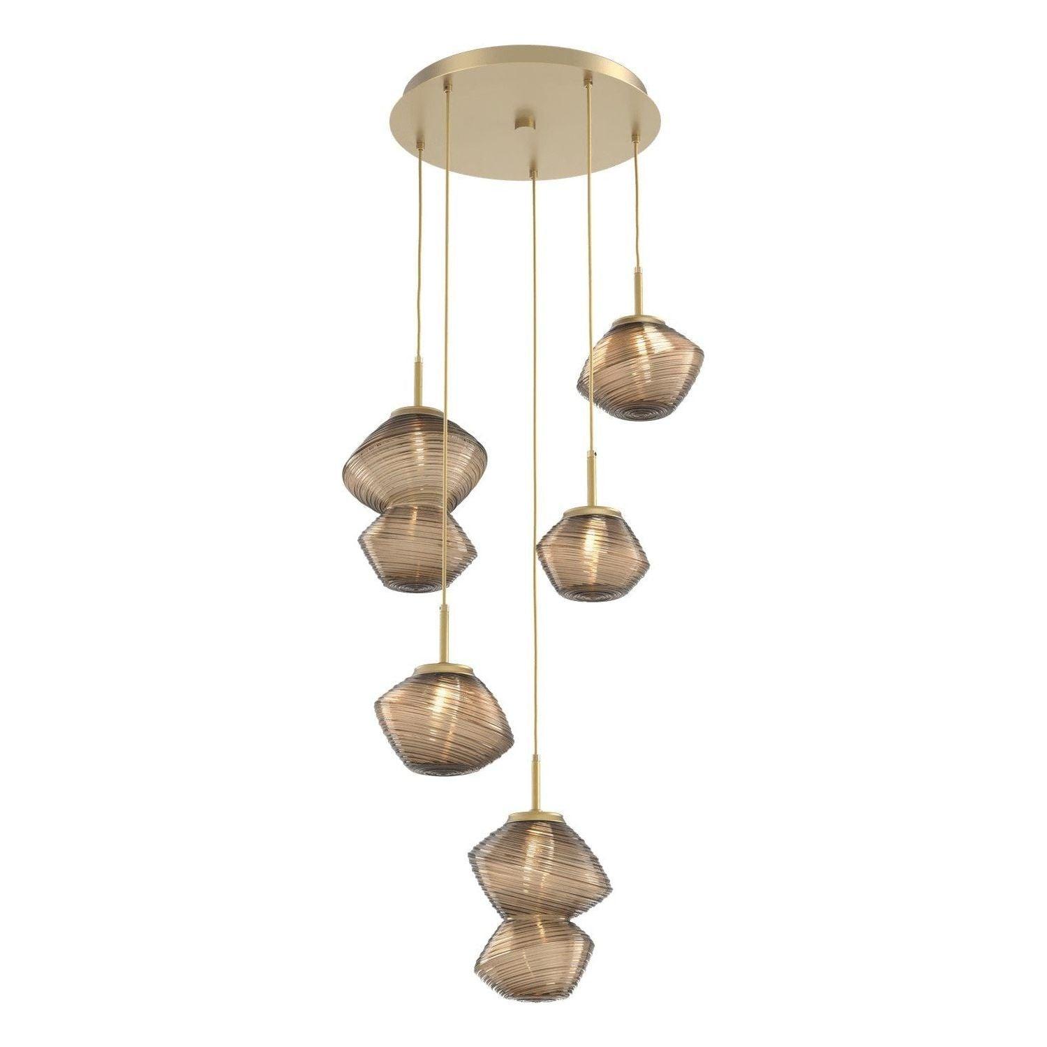 Hammerton Studio - Mesa 5 Light Multi-Light LED Pendant - CHB0089-05-GB-B-C01-L1 - Canada Light Shop