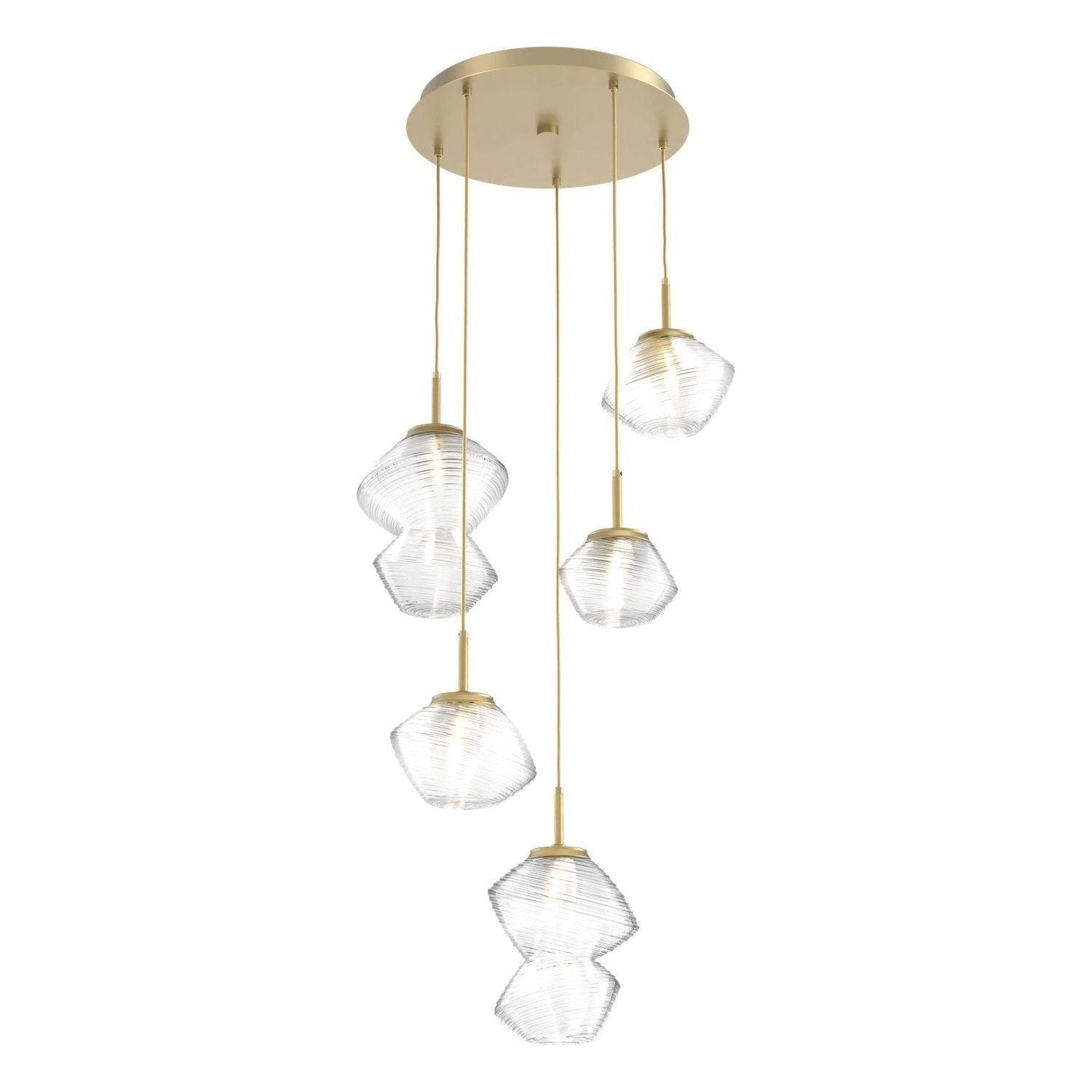 Hammerton Studio - Mesa 5 Light Multi-Light LED Pendant - CHB0089-05-GB-C-C01-L3 - Canada Light Shop