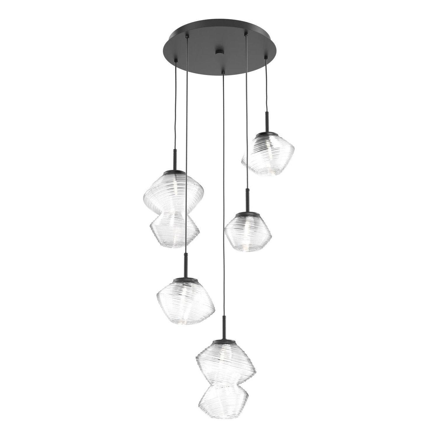 Hammerton Studio - Mesa 5 Light Multi-Light LED Pendant - CHB0089-05-MB-C-C01-L1 - Canada Light Shop