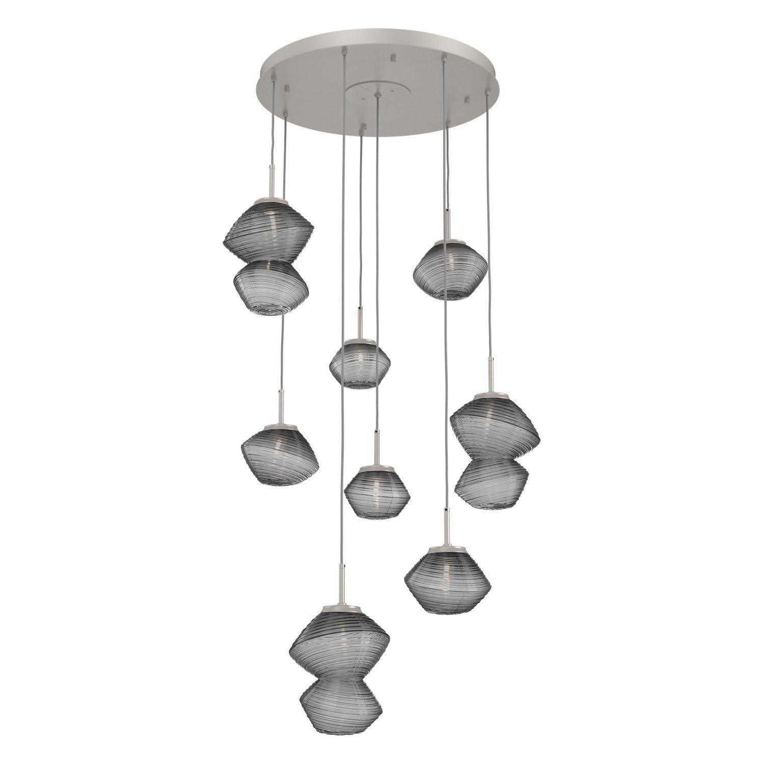 Hammerton Studio - Mesa 8 Light Multi-Light LED Pendant - CHB0089-08-BS-S-C01-L1 - Canada Light Shop