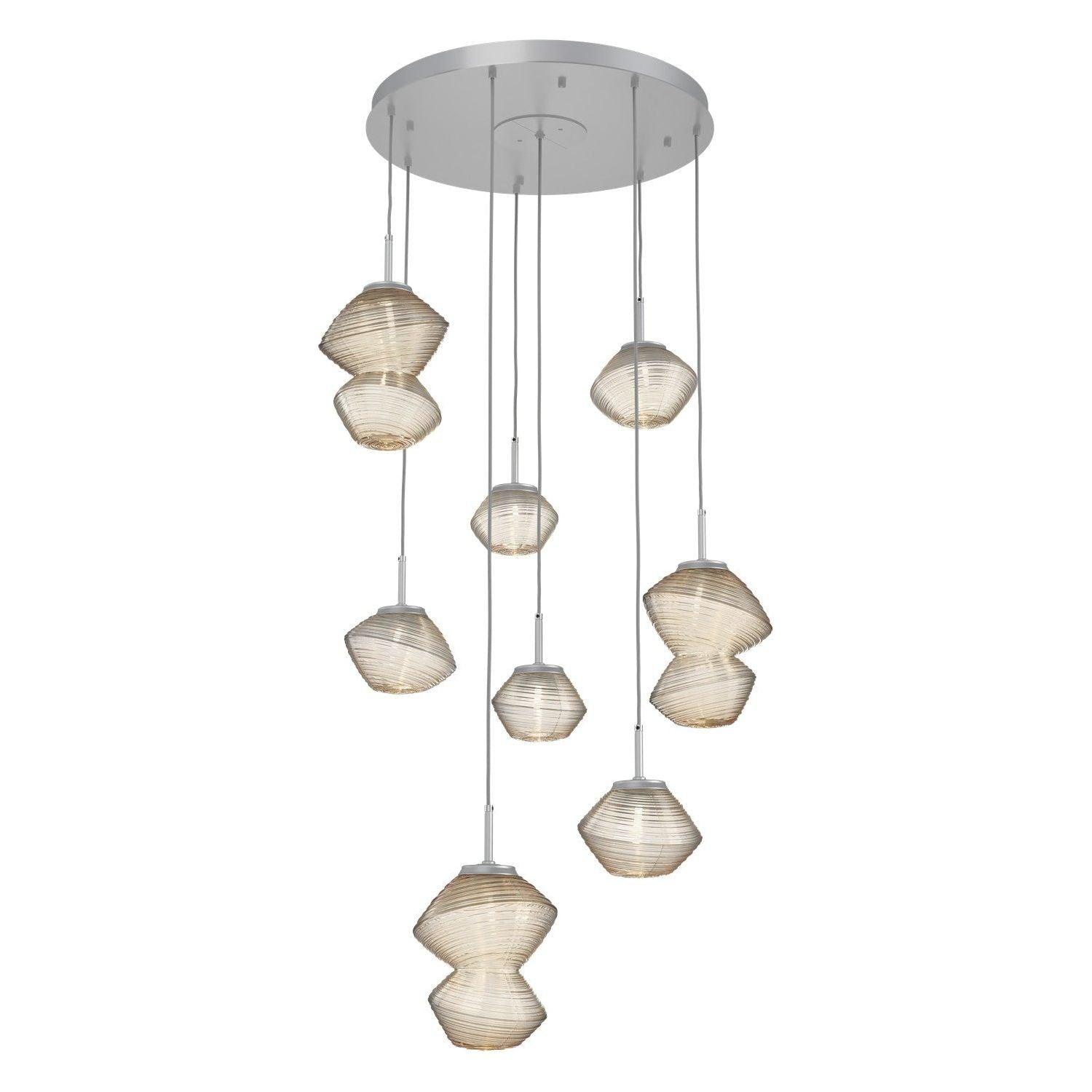 Hammerton Studio - Mesa 8 Light Multi-Light LED Pendant - CHB0089-08-CS-A-C01-L3 - Canada Light Shop