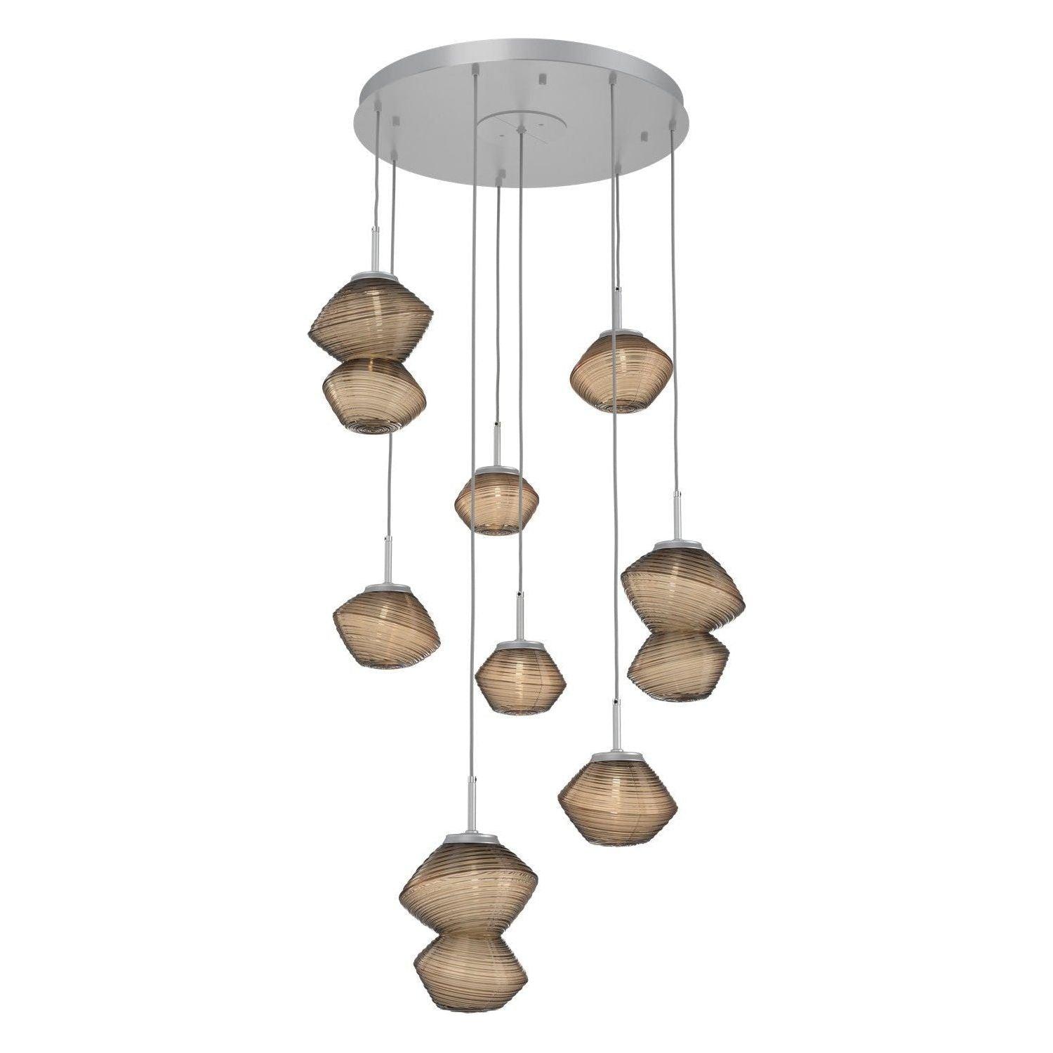 Hammerton Studio - Mesa 8 Light Multi-Light LED Pendant - CHB0089-08-CS-B-C01-L1 - Canada Light Shop