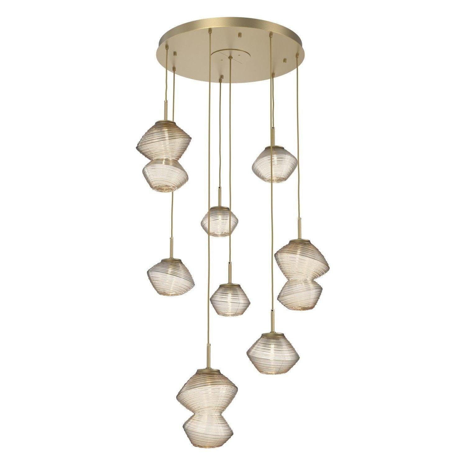 Hammerton Studio - Mesa 8 Light Multi-Light LED Pendant - CHB0089-08-GB-A-C01-L3 - Canada Light Shop