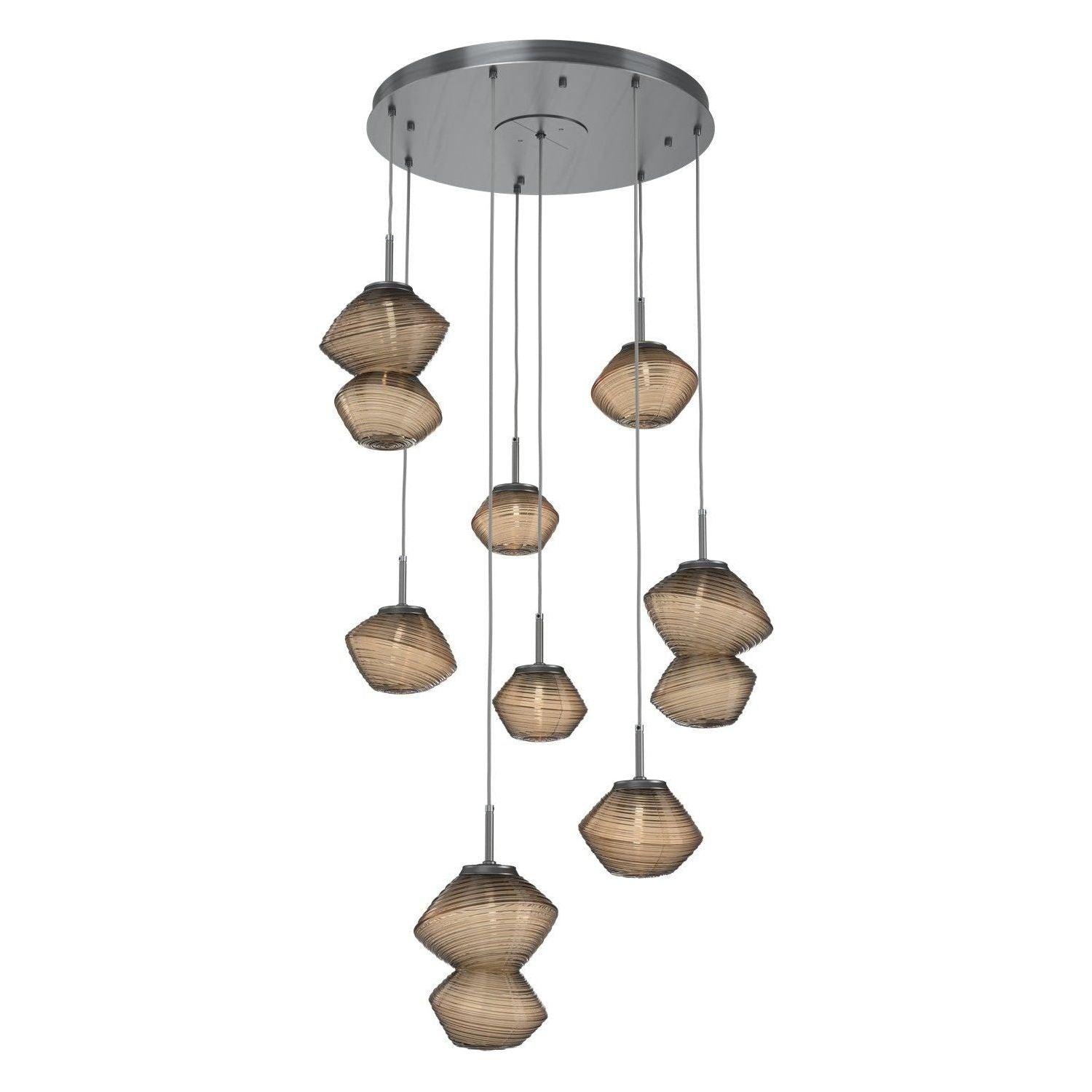 Hammerton Studio - Mesa 8 Light Multi-Light LED Pendant - CHB0089-08-GM-B-C01-L1 - Canada Light Shop