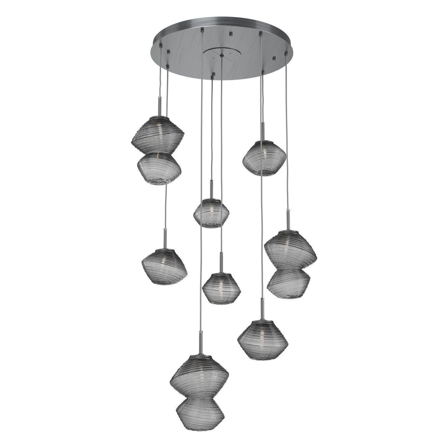 Hammerton Studio - Mesa 8 Light Multi-Light LED Pendant - CHB0089-08-GM-S-C01-L3 - Canada Light Shop