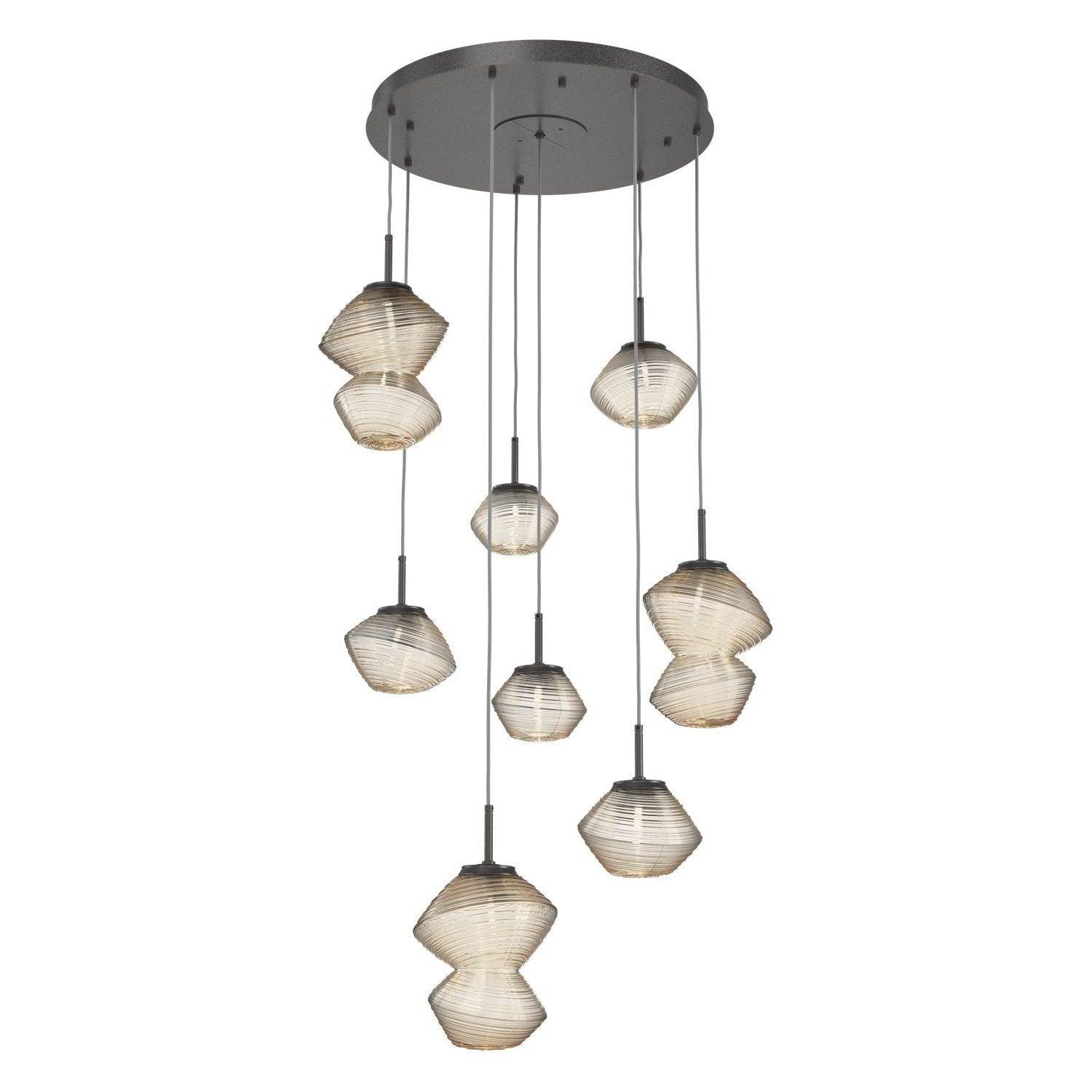 Hammerton Studio - Mesa 8 Light Multi-Light LED Pendant - CHB0089-08-GP-A-C01-L3 - Canada Light Shop