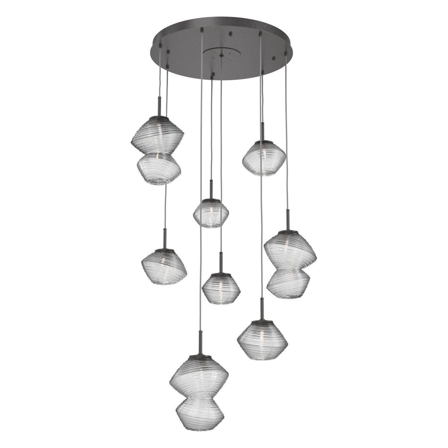 Hammerton Studio - Mesa 8 Light Multi-Light LED Pendant - CHB0089-08-GP-C-C01-L1 - Canada Light Shop