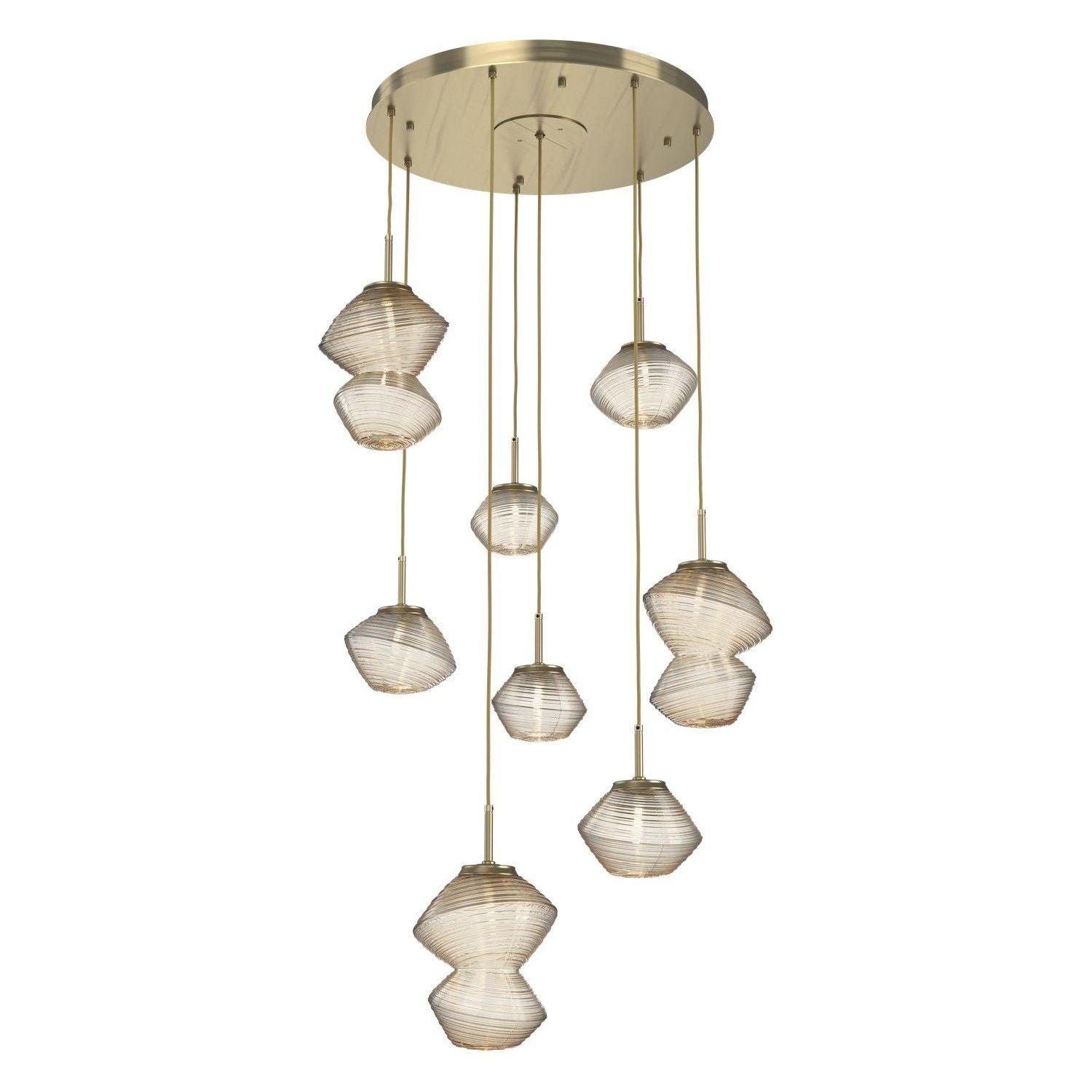 Hammerton Studio - Mesa 8 Light Multi-Light LED Pendant - CHB0089-08-HB-A-C01-L3 - Canada Light Shop