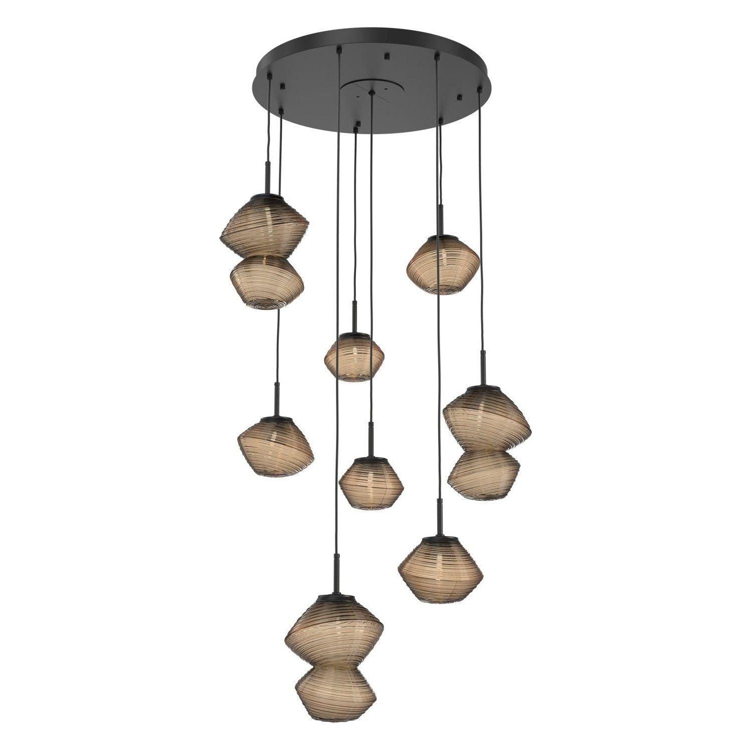 Hammerton Studio - Mesa 8 Light Multi-Light LED Pendant - CHB0089-08-MB-B-C01-L3 - Canada Light Shop