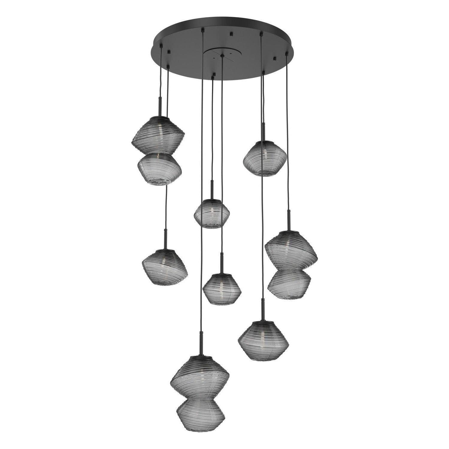 Hammerton Studio - Mesa 8 Light Multi-Light LED Pendant - CHB0089-08-MB-S-C01-L3 - Canada Light Shop