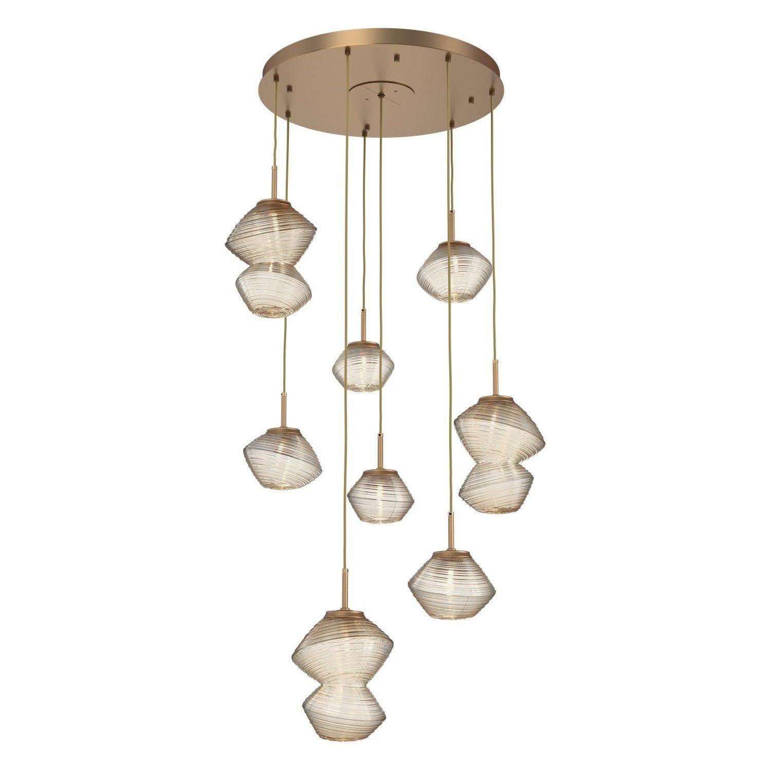 Hammerton Studio - Mesa 8 Light Multi-Light LED Pendant - CHB0089-08-NB-A-C01-L1 - Canada Light Shop