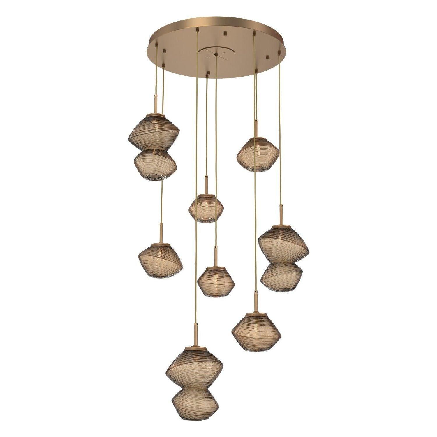 Hammerton Studio - Mesa 8 Light Multi-Light LED Pendant - CHB0089-08-NB-B-C01-L1 - Canada Light Shop