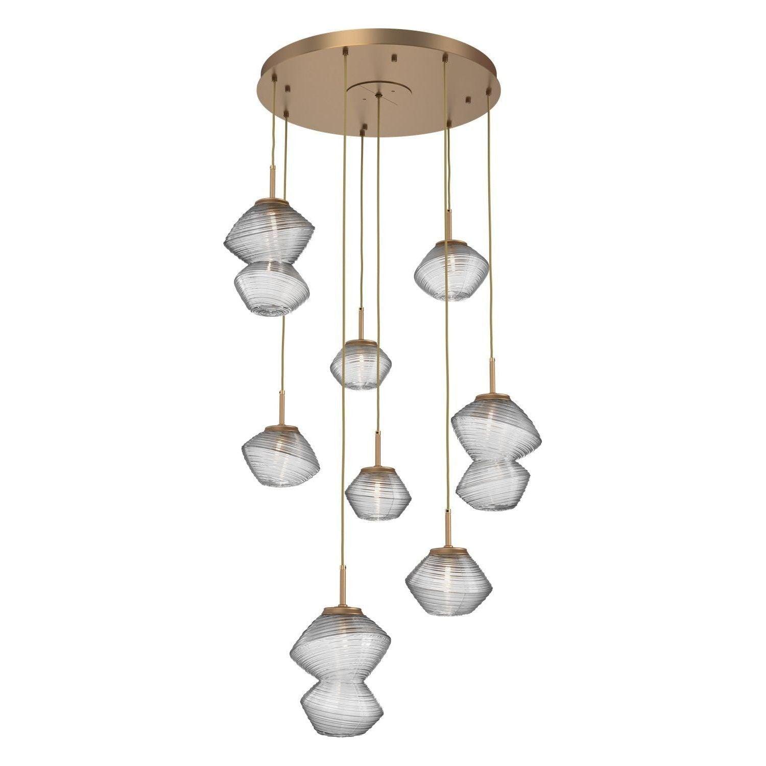 Hammerton Studio - Mesa 8 Light Multi-Light LED Pendant - CHB0089-08-NB-C-C01-L1 - Canada Light Shop