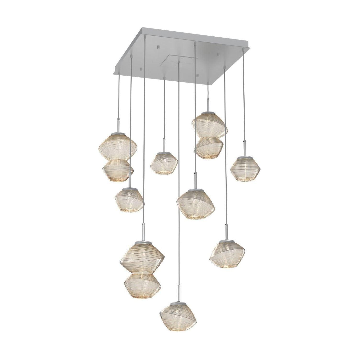 Hammerton Studio - Mesa Square 9 Light Multi-Light Pendant - CHB0089-09-CS-A-C01-L1 - Canada Light Shop