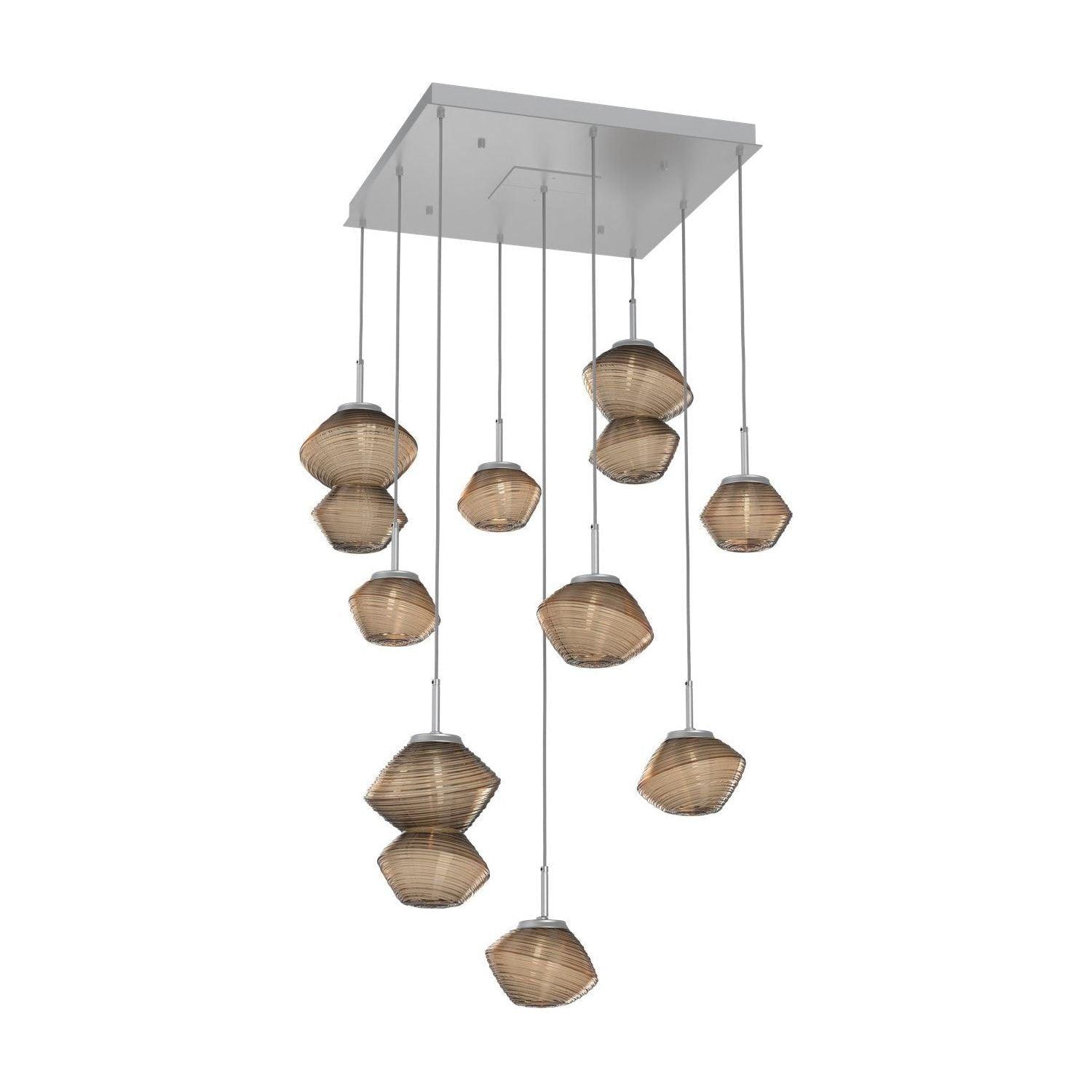 Hammerton Studio - Mesa Square 9 Light Multi-Light Pendant - CHB0089-09-CS-B-C01-L3 - Canada Light Shop