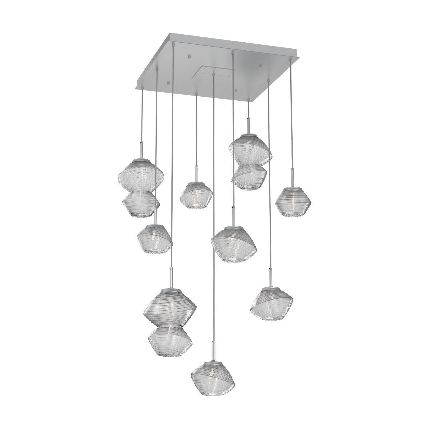 Hammerton Studio - Mesa Square 9 Light Multi-Light Pendant - CHB0089-09-CS-C-C01-L1 - Canada Light Shop