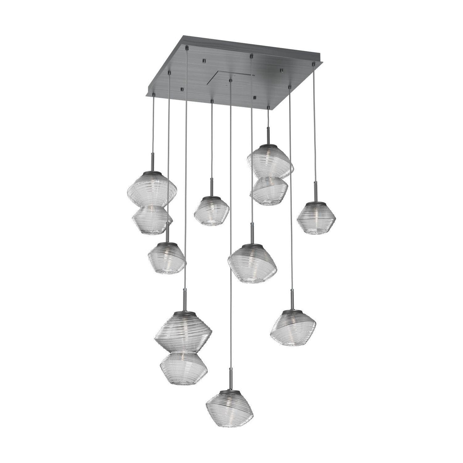 Hammerton Studio - Mesa Square 9 Light Multi-Light Pendant - CHB0089-09-GM-C-C01-L1 - Canada Light Shop