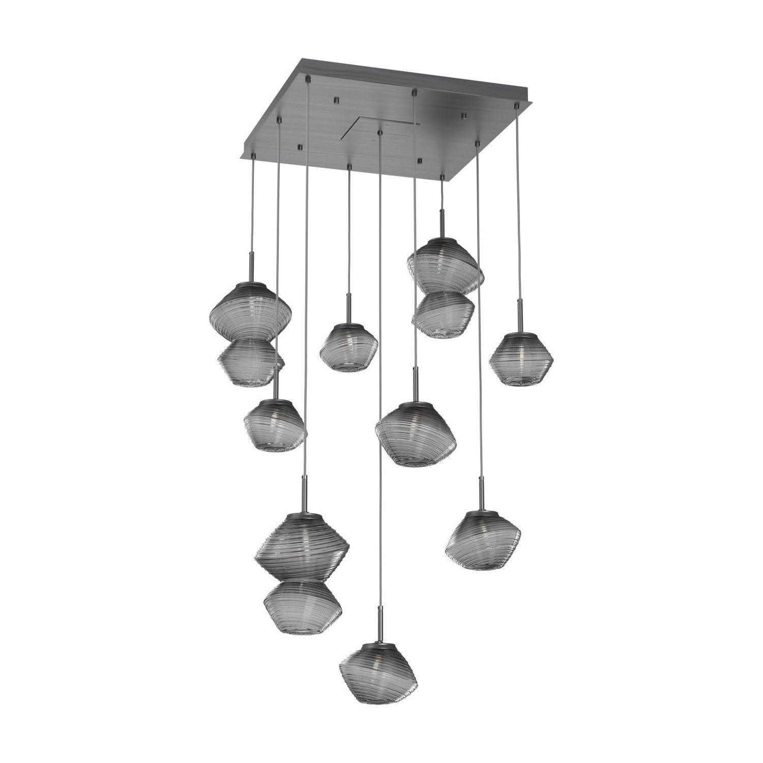 Hammerton Studio - Mesa Square 9 Light Multi-Light Pendant - CHB0089-09-GM-S-C01-L1 - Canada Light Shop