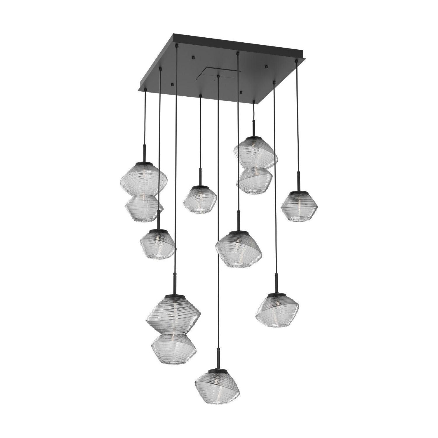 Hammerton Studio - Mesa Square 9 Light Multi-Light Pendant - CHB0089-09-MB-C-C01-L1 - Canada Light Shop