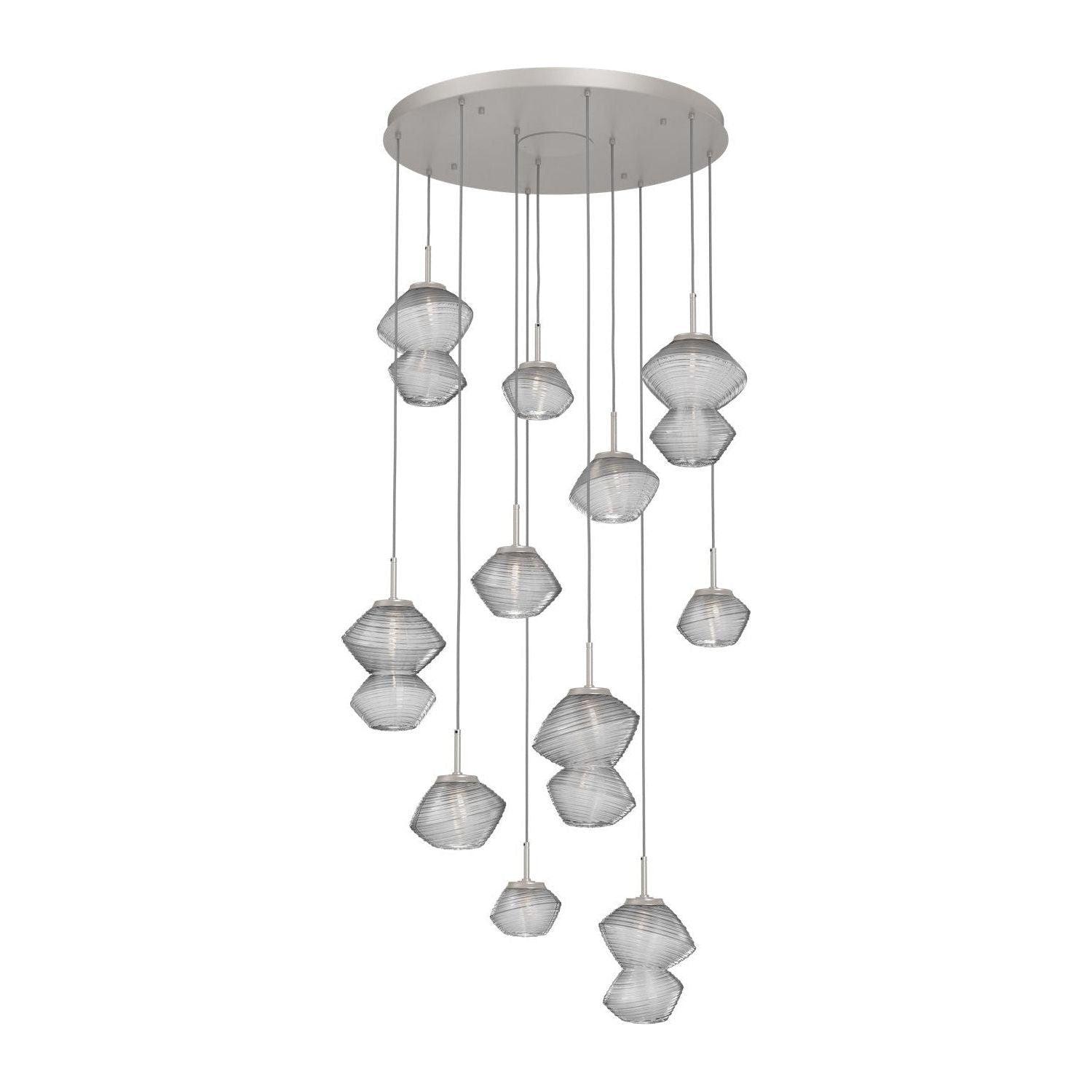 Hammerton Studio - Mesa 11 Light Multi-Light LED Pendant - CHB0089-11-BS-C-C01-L1 - Canada Light Shop