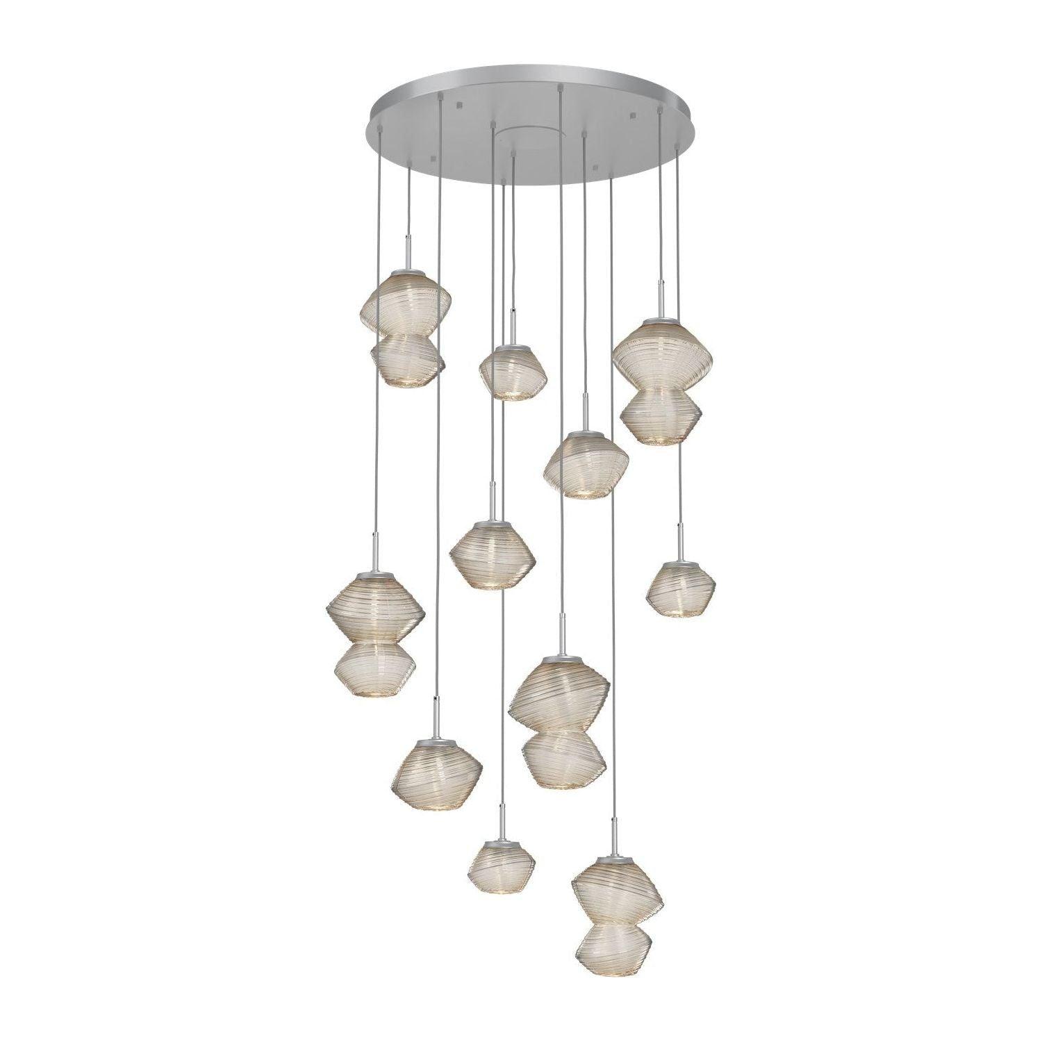 Hammerton Studio - Mesa 11 Light Multi-Light LED Pendant - CHB0089-11-CS-A-C01-L1 - Canada Light Shop