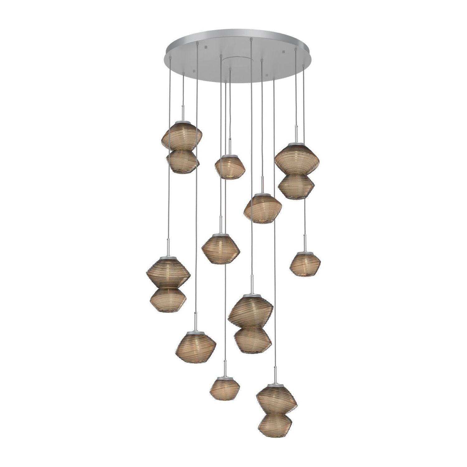 Hammerton Studio - Mesa 11 Light Multi-Light LED Pendant - CHB0089-11-CS-B-C01-L3 - Canada Light Shop