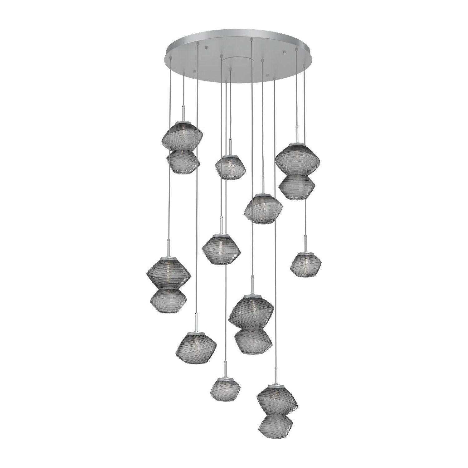 Hammerton Studio - Mesa 11 Light Multi-Light LED Pendant - CHB0089-11-CS-S-C01-L3 - Canada Light Shop