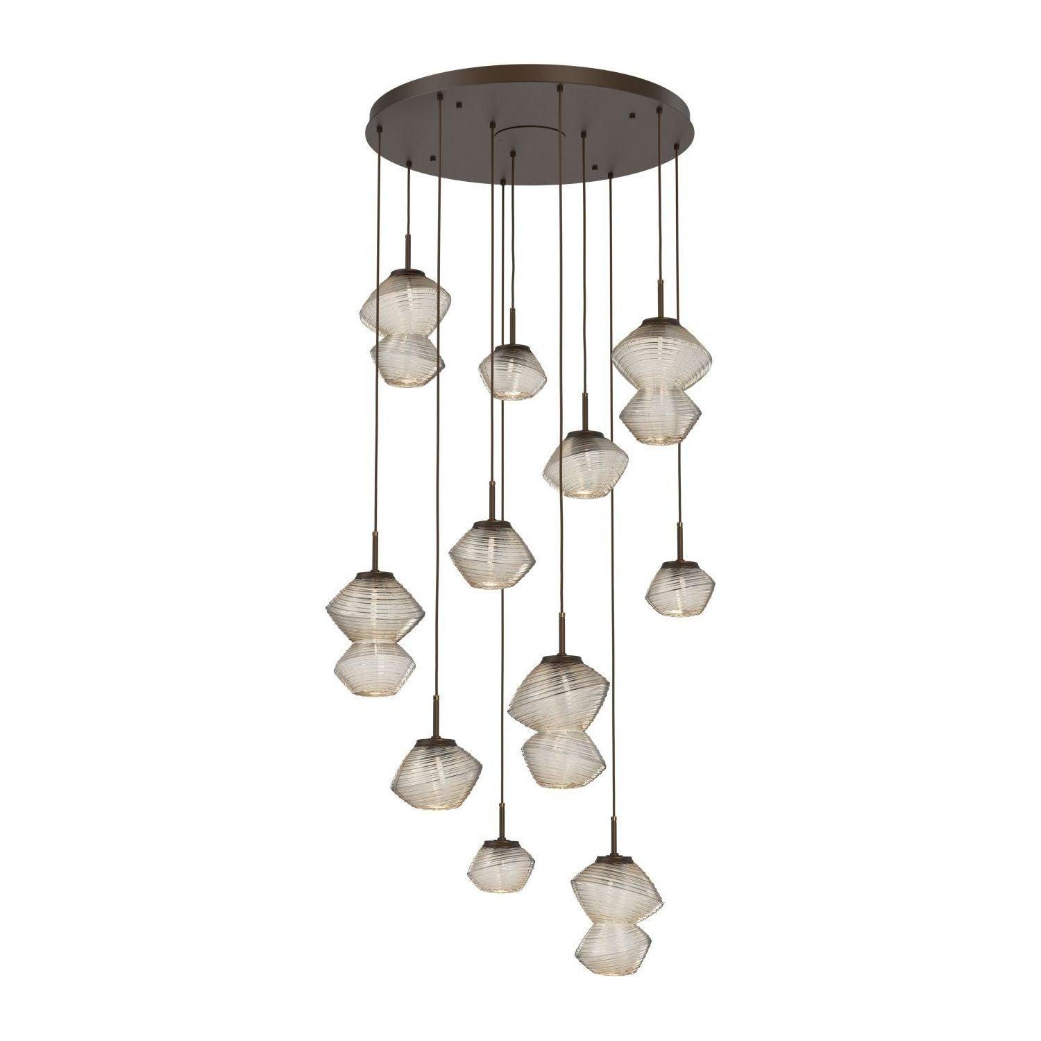 Hammerton Studio - Mesa 11 Light Multi-Light LED Pendant - CHB0089-11-FB-A-C01-L3 - Canada Light Shop