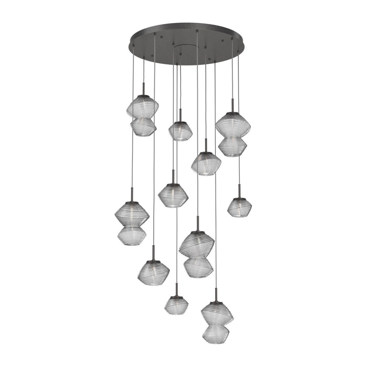 Hammerton Studio - Mesa 11 Light Multi-Light LED Pendant - CHB0089-11-GP-C-C01-L1 - Canada Light Shop
