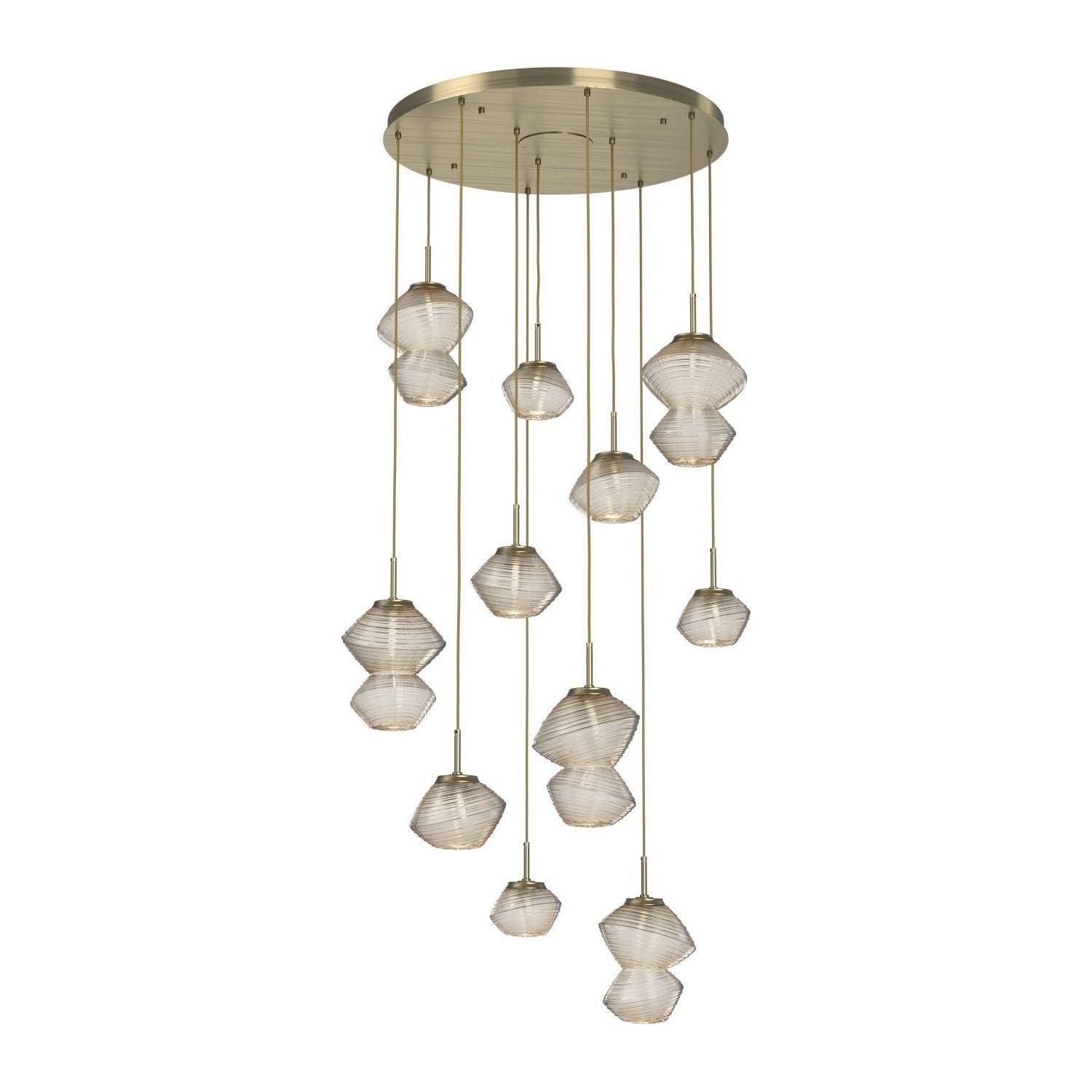 Hammerton Studio - Mesa 11 Light Multi-Light LED Pendant - CHB0089-11-HB-A-C01-L3 - Canada Light Shop