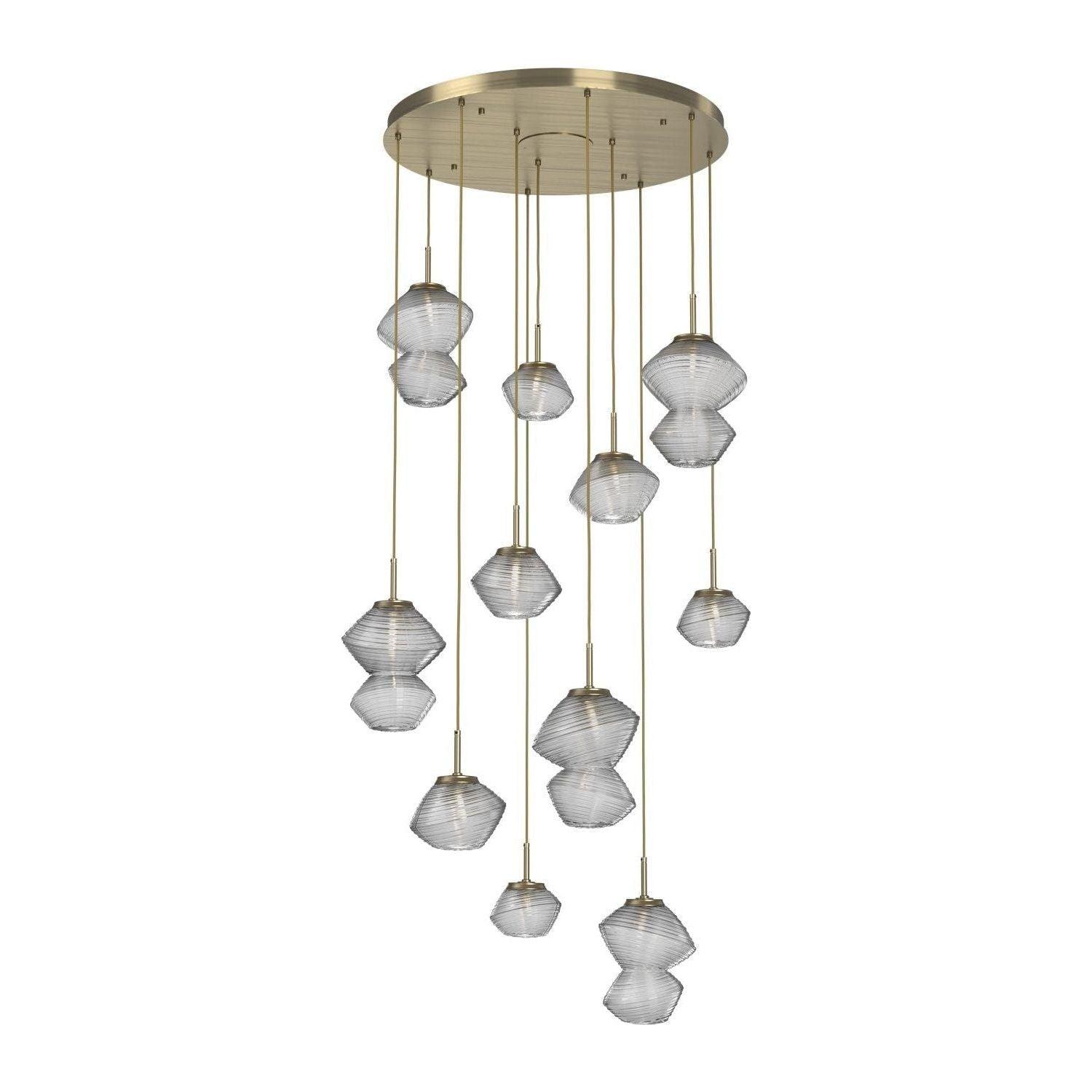 Hammerton Studio - Mesa 11 Light Multi-Light LED Pendant - CHB0089-11-HB-C-C01-L1 - Canada Light Shop
