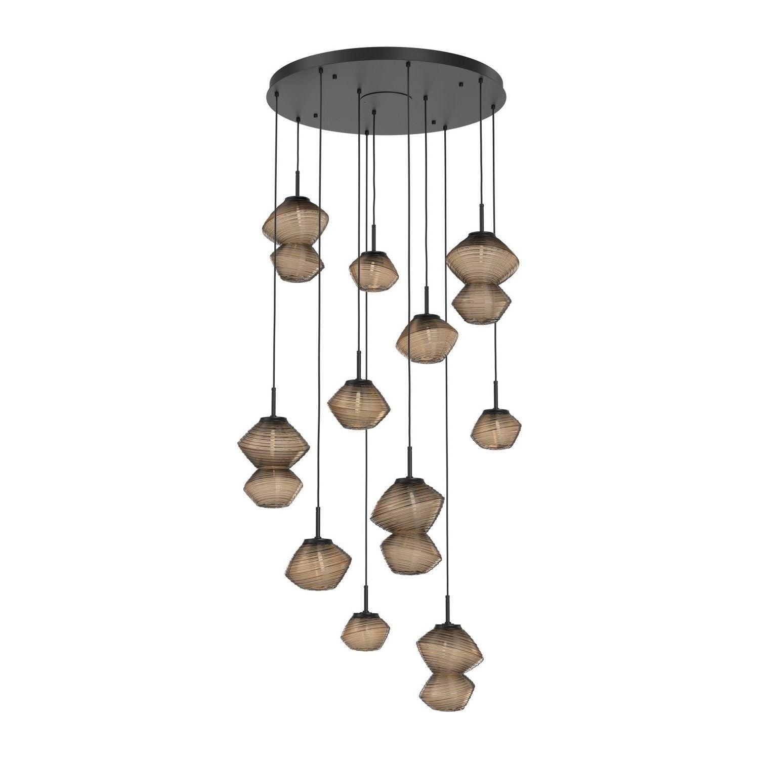 Hammerton Studio - Mesa 11 Light Multi-Light LED Pendant - CHB0089-11-MB-B-C01-L3 - Canada Light Shop