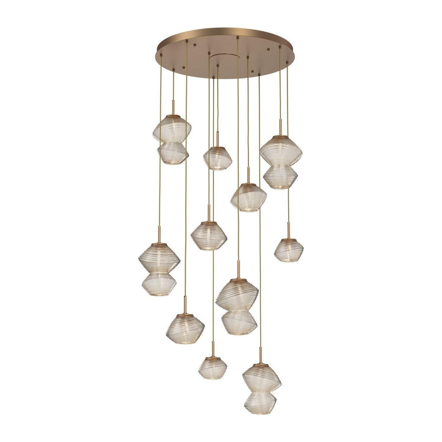 Hammerton Studio - Mesa 11 Light Multi-Light LED Pendant - CHB0089-11-NB-A-C01-L1 - Canada Light Shop