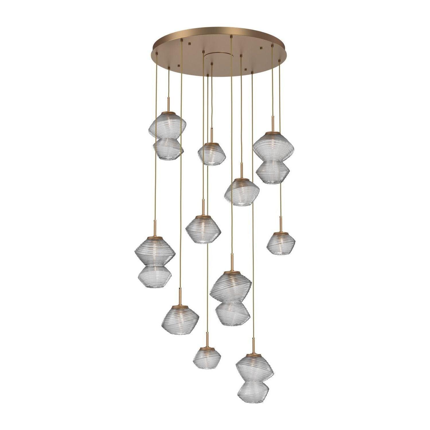 Hammerton Studio - Mesa 11 Light Multi-Light LED Pendant - CHB0089-11-NB-C-C01-L1 - Canada Light Shop