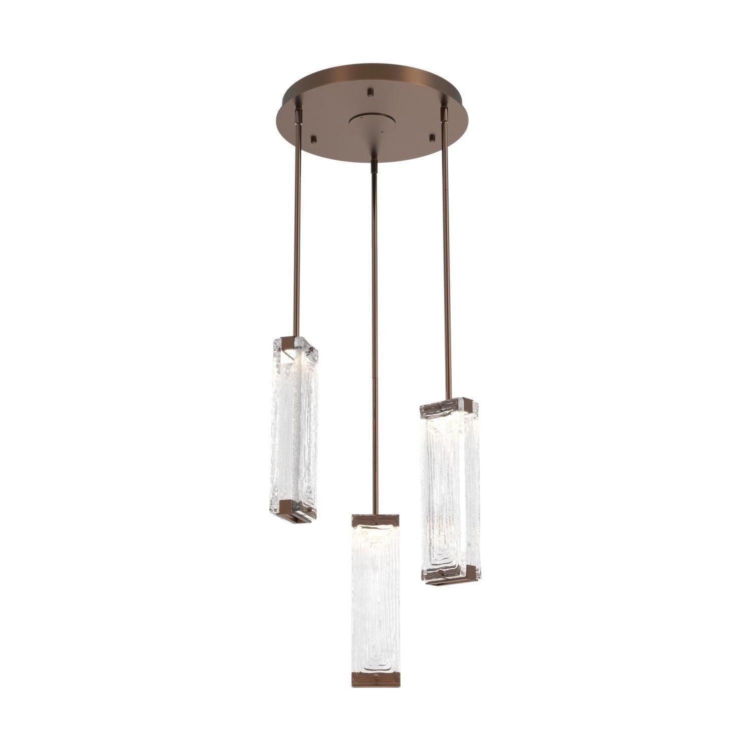 Hammerton Studio - Tabulo LED Multi-Light Pendant - CHB0090-03-BB-TL-001-L3 - Canada Light Shop