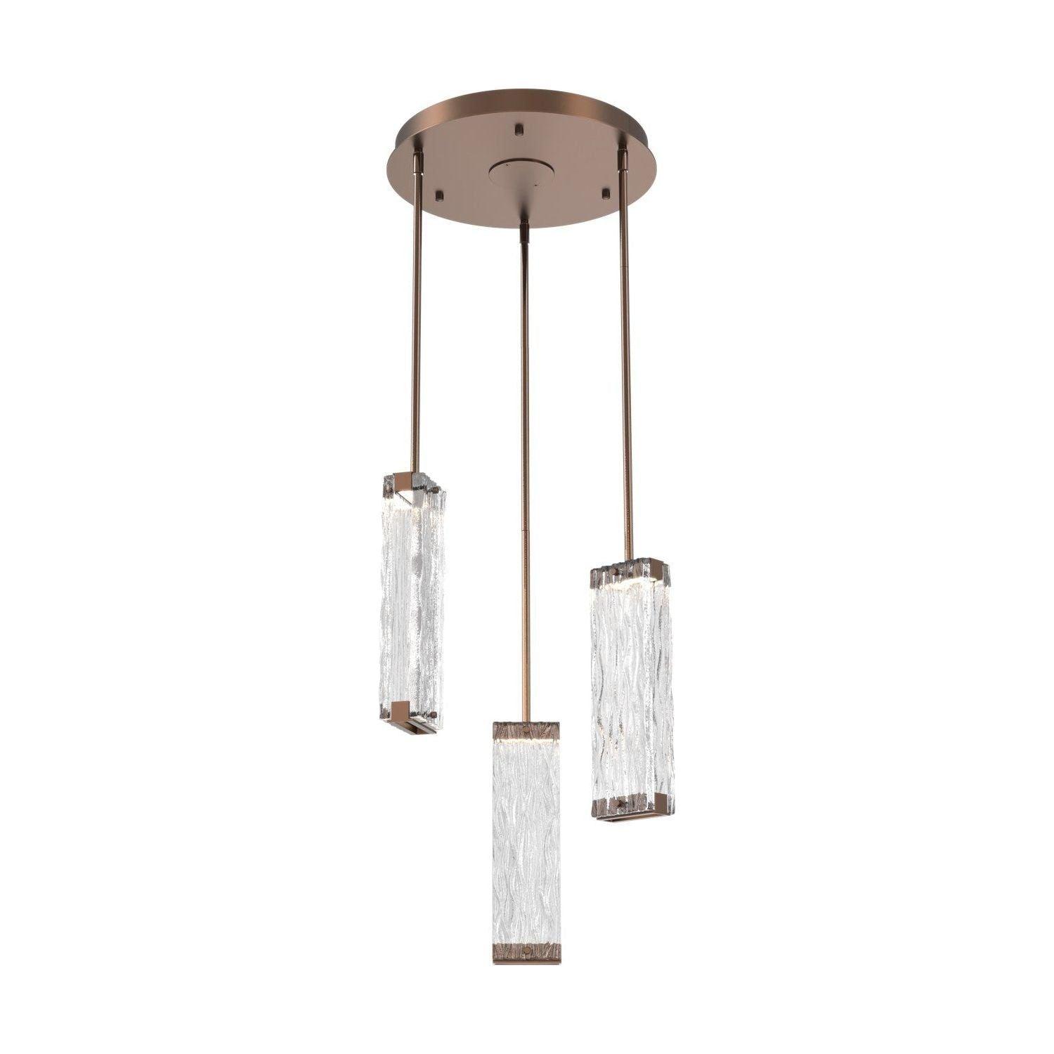Hammerton Studio - Tabulo LED Multi-Light Pendant - CHB0090-03-BB-TT-001-L1 - Canada Light Shop