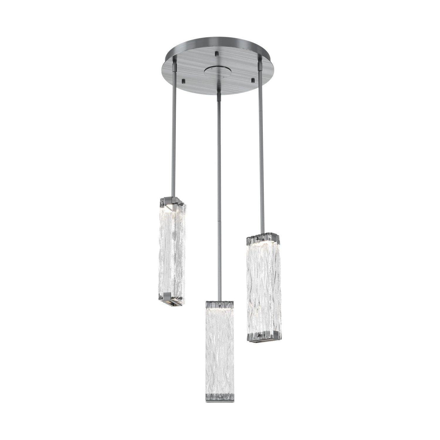 Hammerton Studio - Tabulo LED Multi-Light Pendant - CHB0090-03-GM-TT-001-L3 - Canada Light Shop