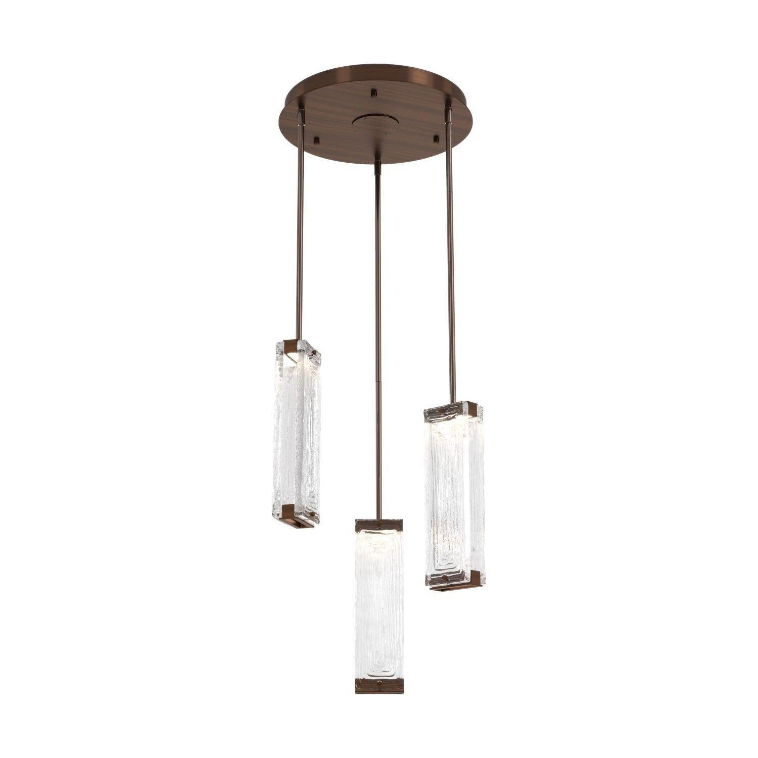 Hammerton Studio - Tabulo LED Multi-Light Pendant - CHB0090-03-RB-TL-001-L3 - Canada Light Shop