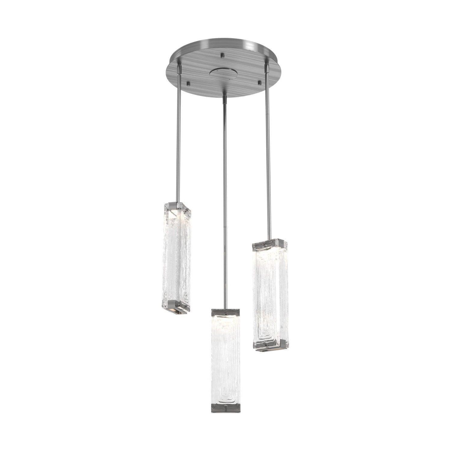 Hammerton Studio - Tabulo LED Multi-Light Pendant - CHB0090-03-SN-TL-001-L1 - Canada Light Shop