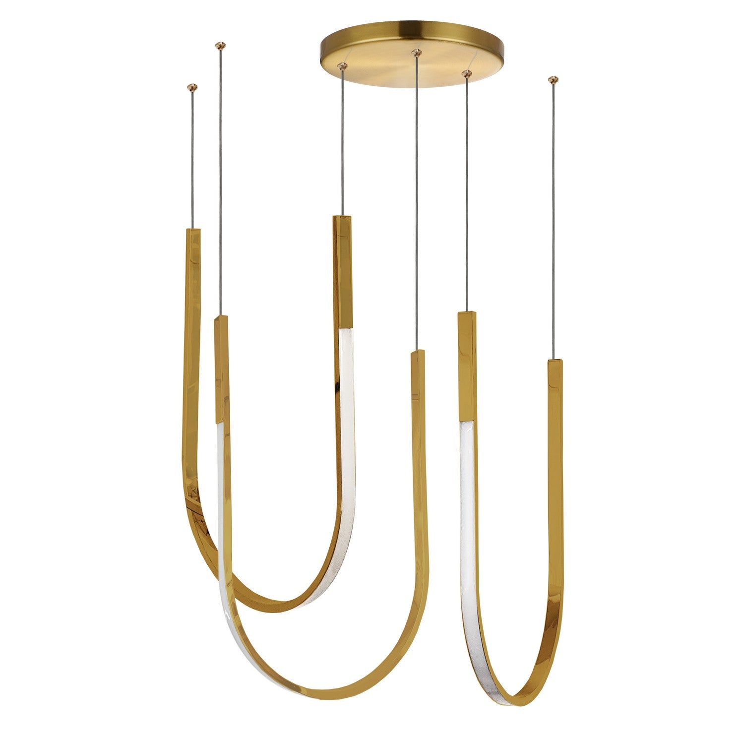 Dainolite Canada - PCR-2754LEDHP-AGB - LED Pendant - Pacari - Aged Brass