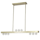 Dainolite Canada - RAL-429HP-AGB - Nine Light Pendant - Raleigh - Aged Brass